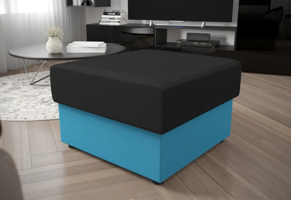 MIA puff, 70x36x70, rainbow 15/rainbow 22