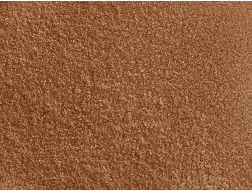 Narancssárga buklé kanapé 193 cm Elina – Bobochic Paris