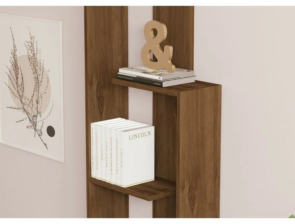 Wand Walnut könyvtár