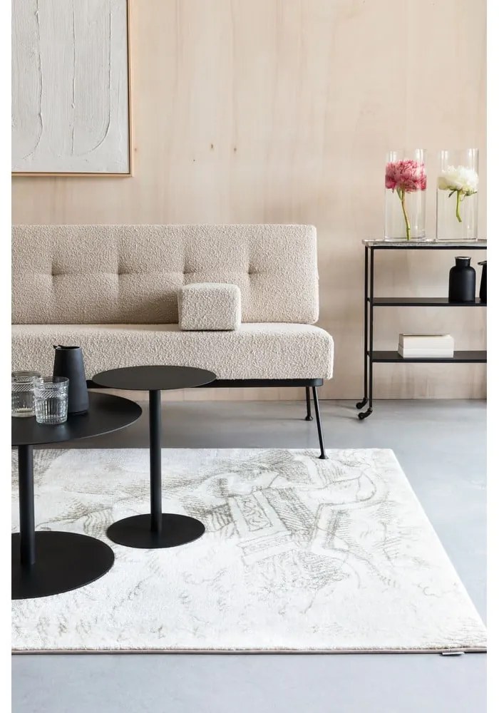 Krémszínű kanapé 135 cm Bowie – Zuiver