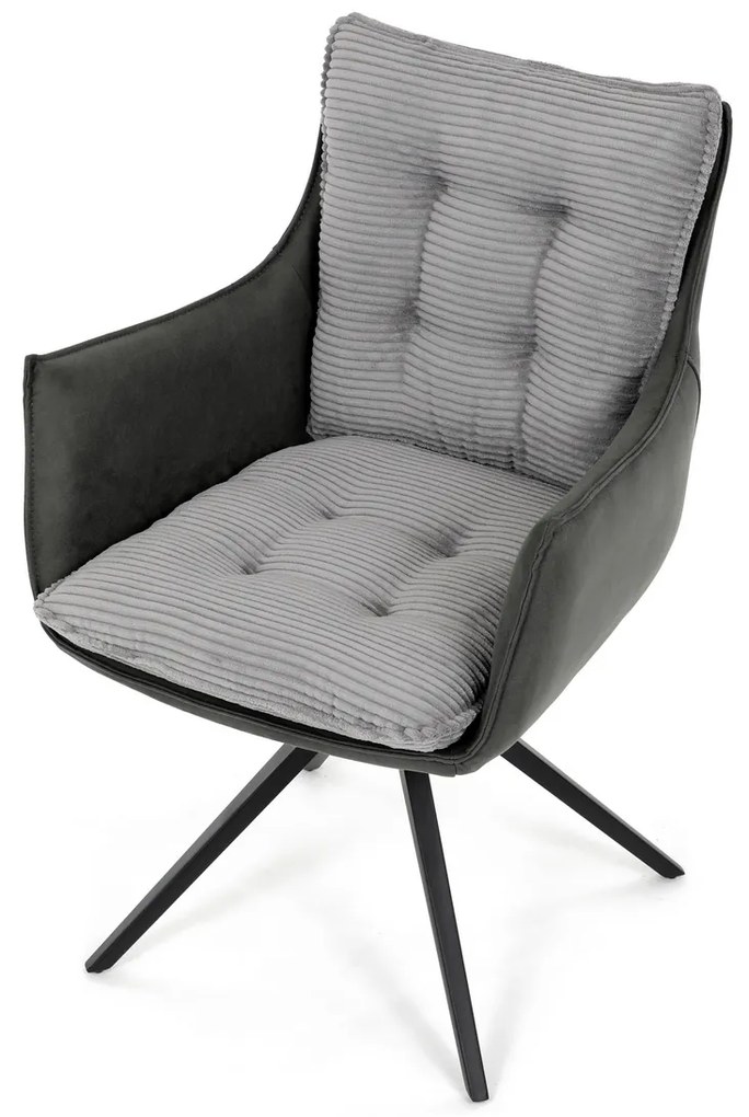 Étkezőszék szett forgó mechanizmussalDCH-D1345 GREY2, 2 db