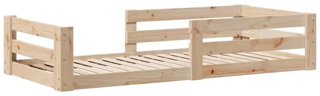 tömör fenyőfa ágykeret matrac nélkül 70 x 140 cm