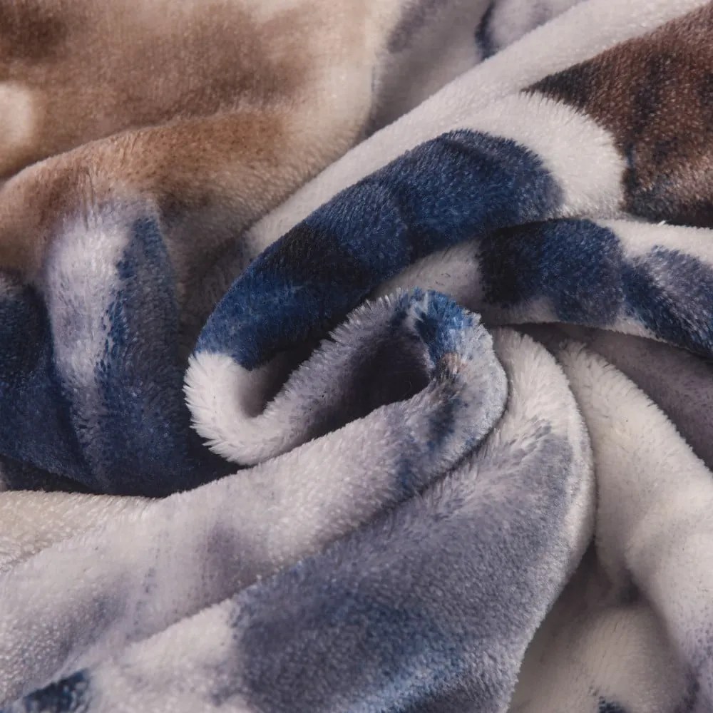 Lila egyszemélyes mikroplüss ágyneműhuzat 140x200 cm Riana – My House