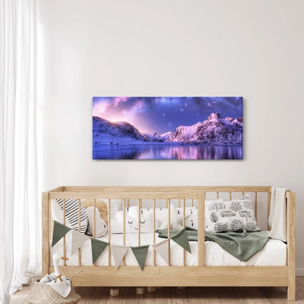 Kép - Sarkvidéki táj (120x50 cm)