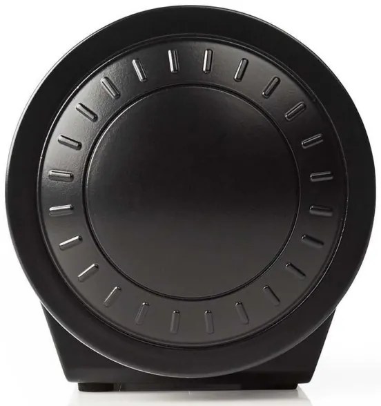 Nedis CLAR005BK - Rádiós ébresztőóra LED kijelzővel és projektorral 230V