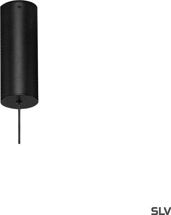 SLV 152370 HELIA Hengeres Függesztett Lámpa Fekete LED IP20