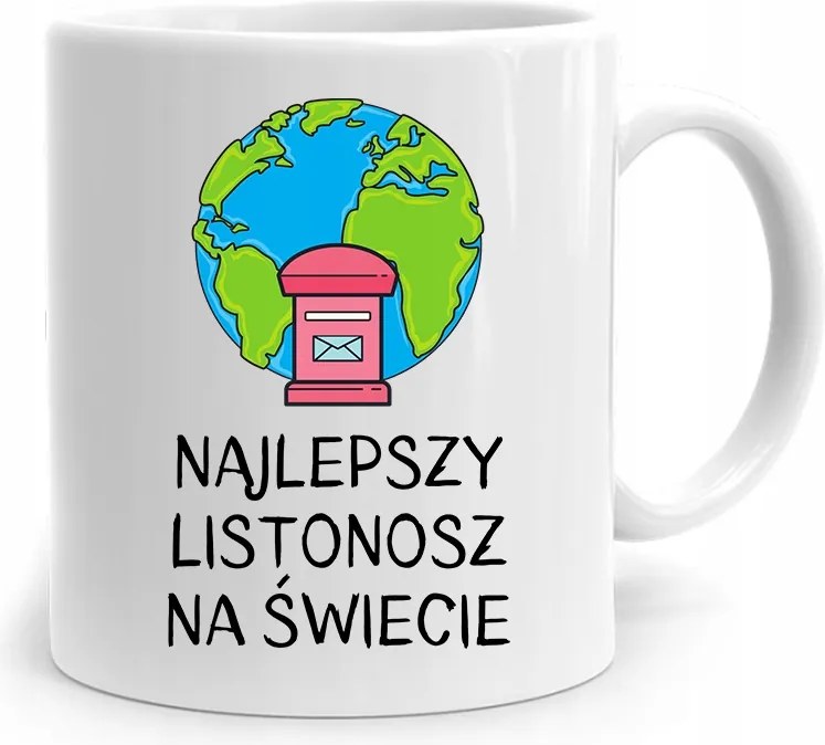 Ajándék Bögre A Postásnak A Világ Legjobbja fényképes nyomattal