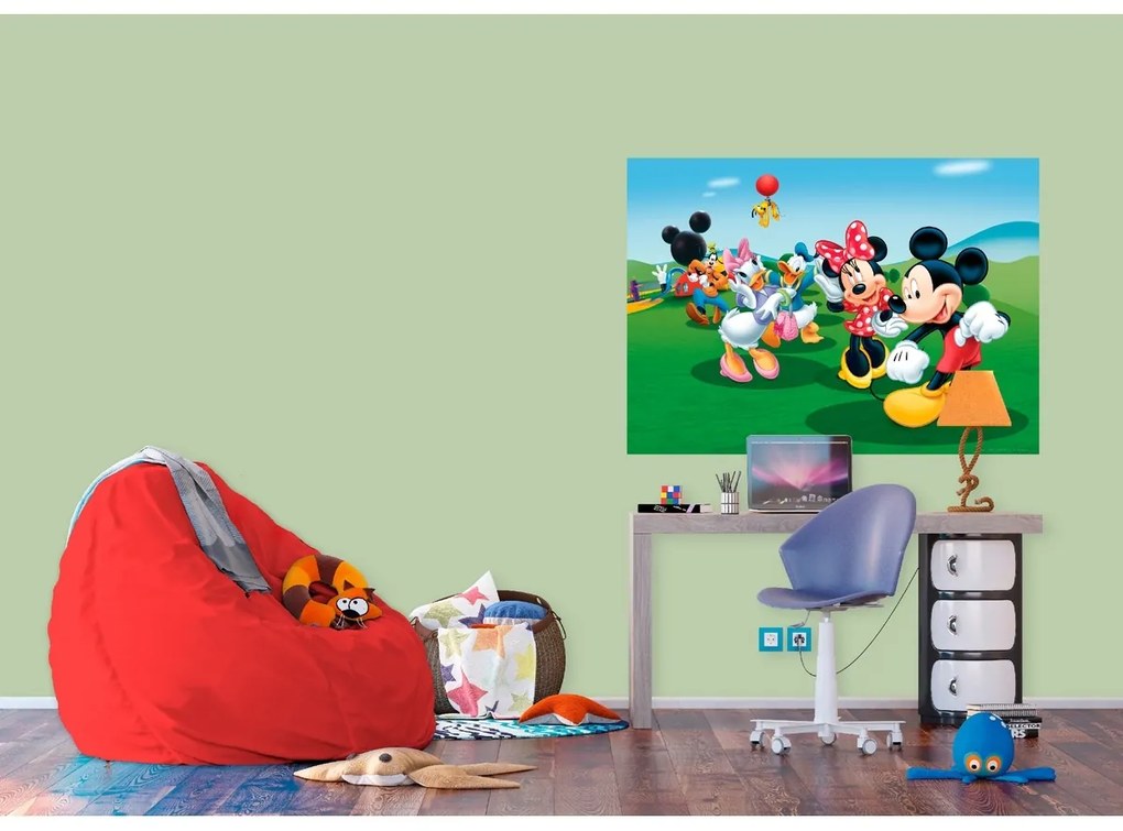 Gyerek fotótapéta Mickey Mouse, 156 x 112 cm