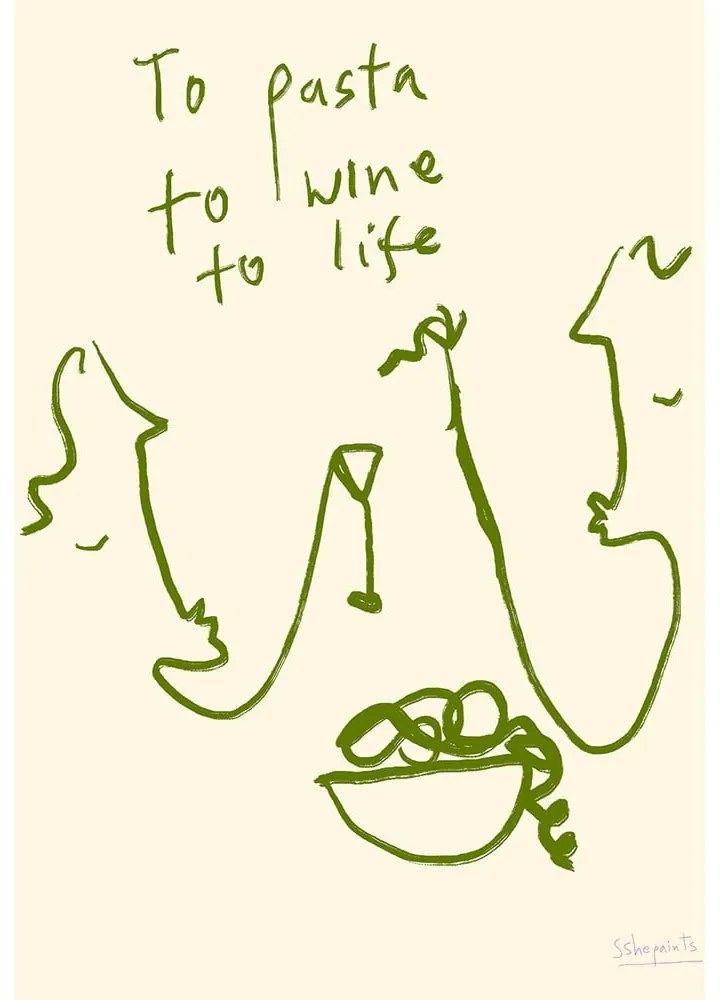 Poszter 30x40 cm To Life – Ruby Hughes – The Poster Club