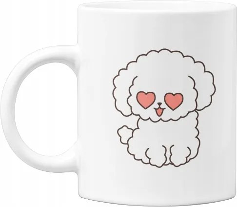 Kutyás bögre fehér Ajándék Állatok 2