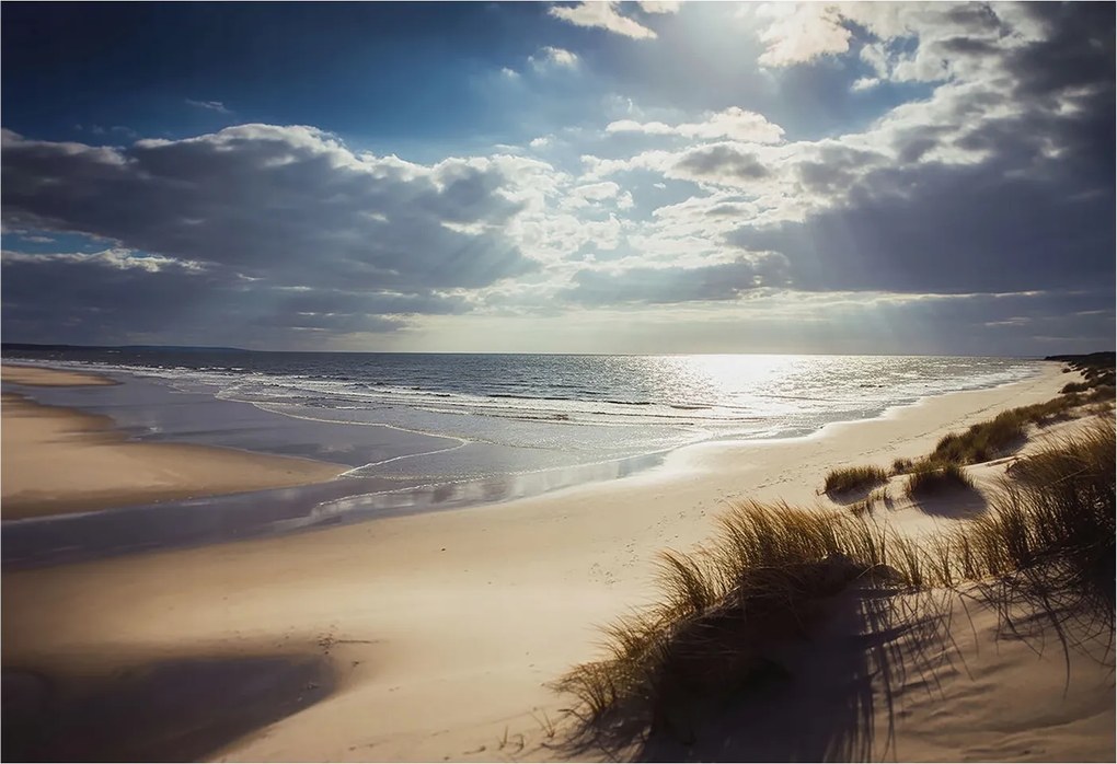 Fotótapéta Flizelin Fal a Hálószobába Sugárzó szegély 152x104 Ragasztó