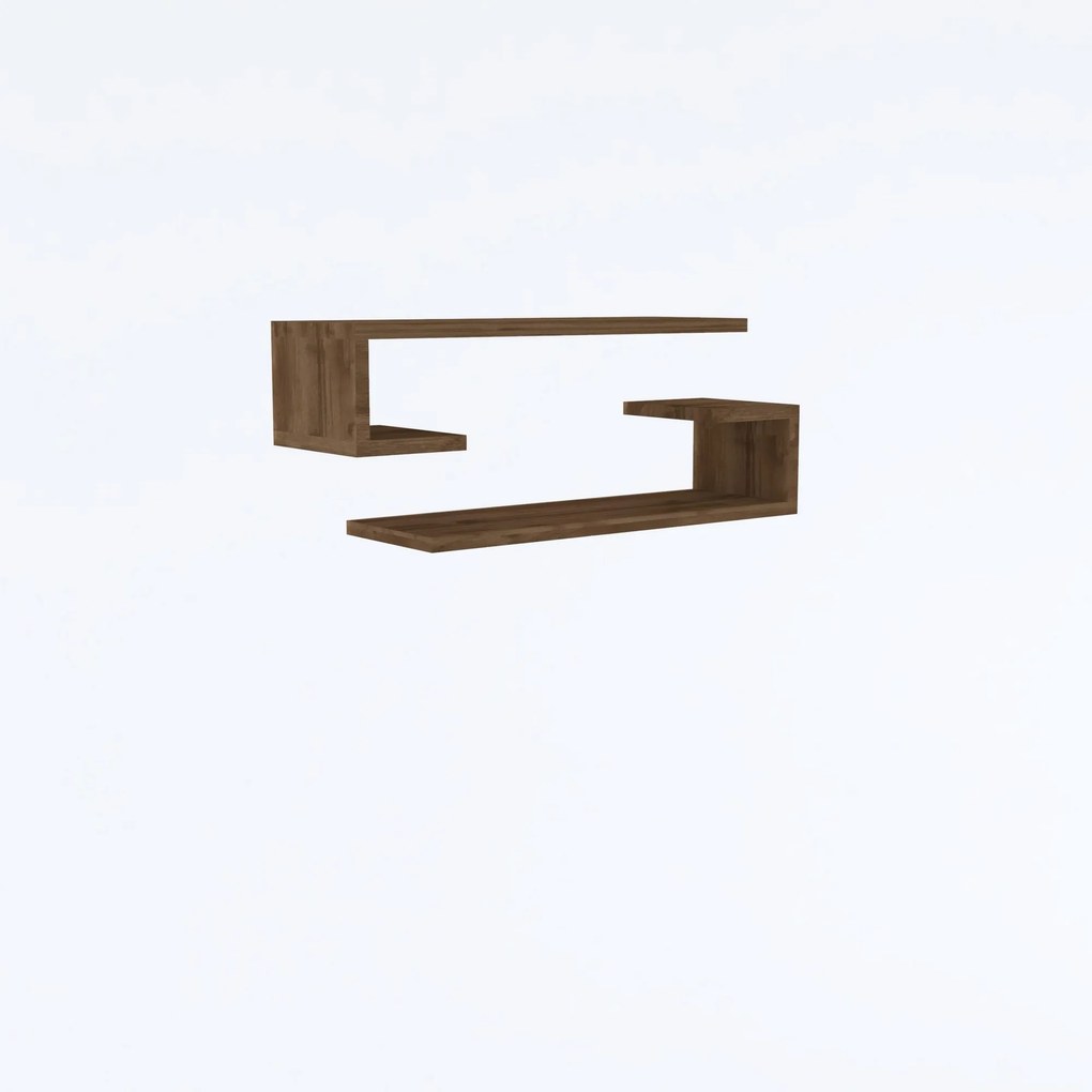 Fali polc Eldo - Walnut