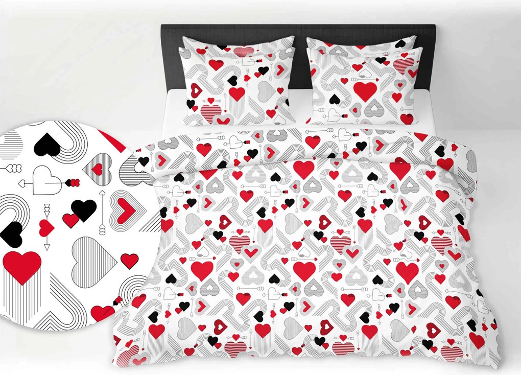 Love dream flanel ágyneműhuzat 200x140cm+90x70cm TiaHome