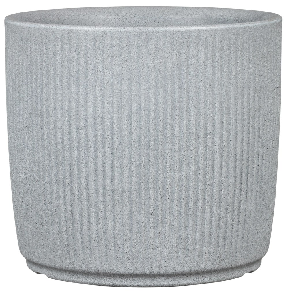 Linetto 40cm szürke műanyag kültéri kaspó