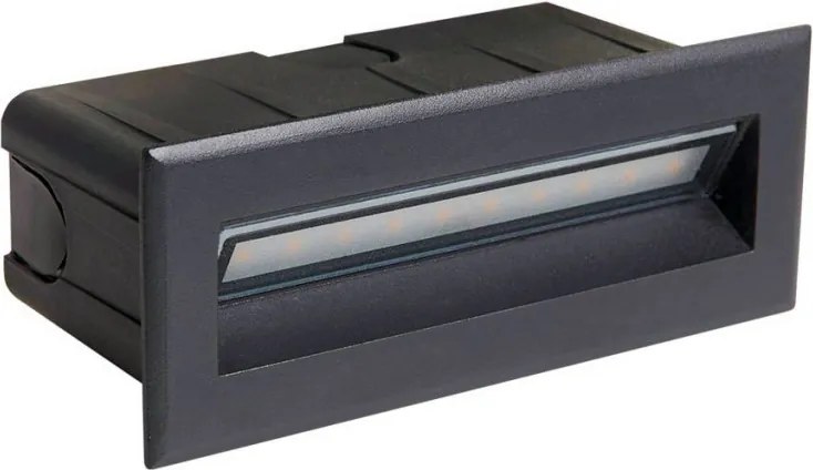 ITALUX ONFL-0352-3K ERBA Kültéri Falba Építhető Lámpa Fekete LED
