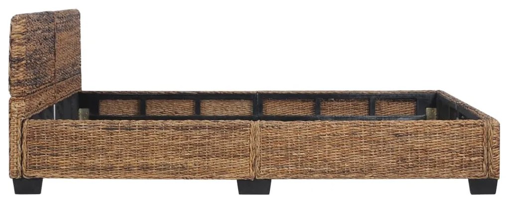 természetes rattan ágykeret 140 x 200 cm