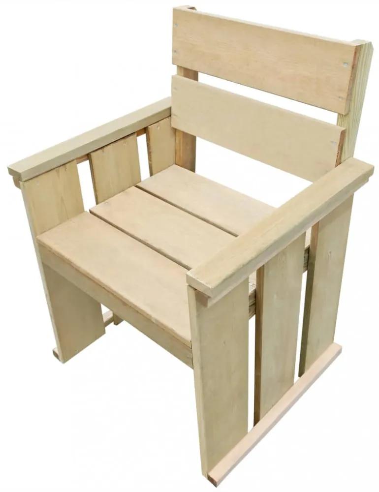 Fsc impregnált fenyőfa kültéri szék
