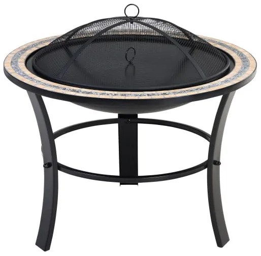 monzana® Fuego tűzrakóhely Ø76 cm - mozaik