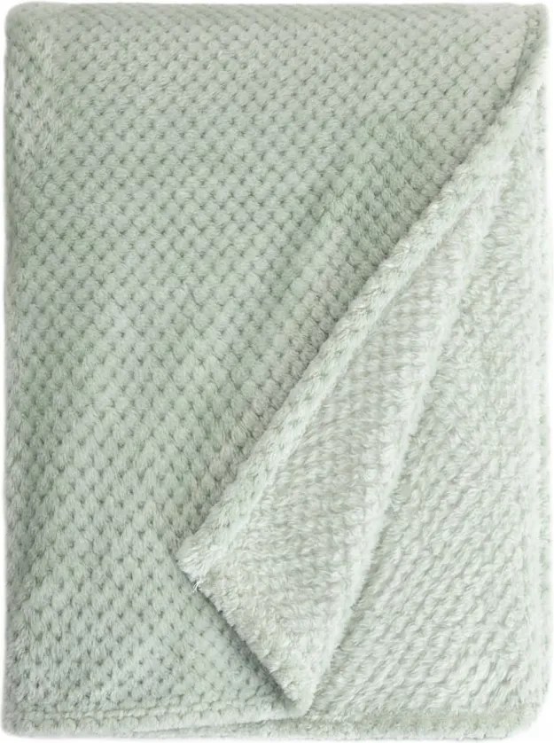 Noah vastag rizsszem takaró pisztáciás 150x200cm Homla