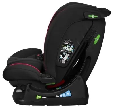 Lionelo AART i-Size autósülés 40-150 cm fekete/piros