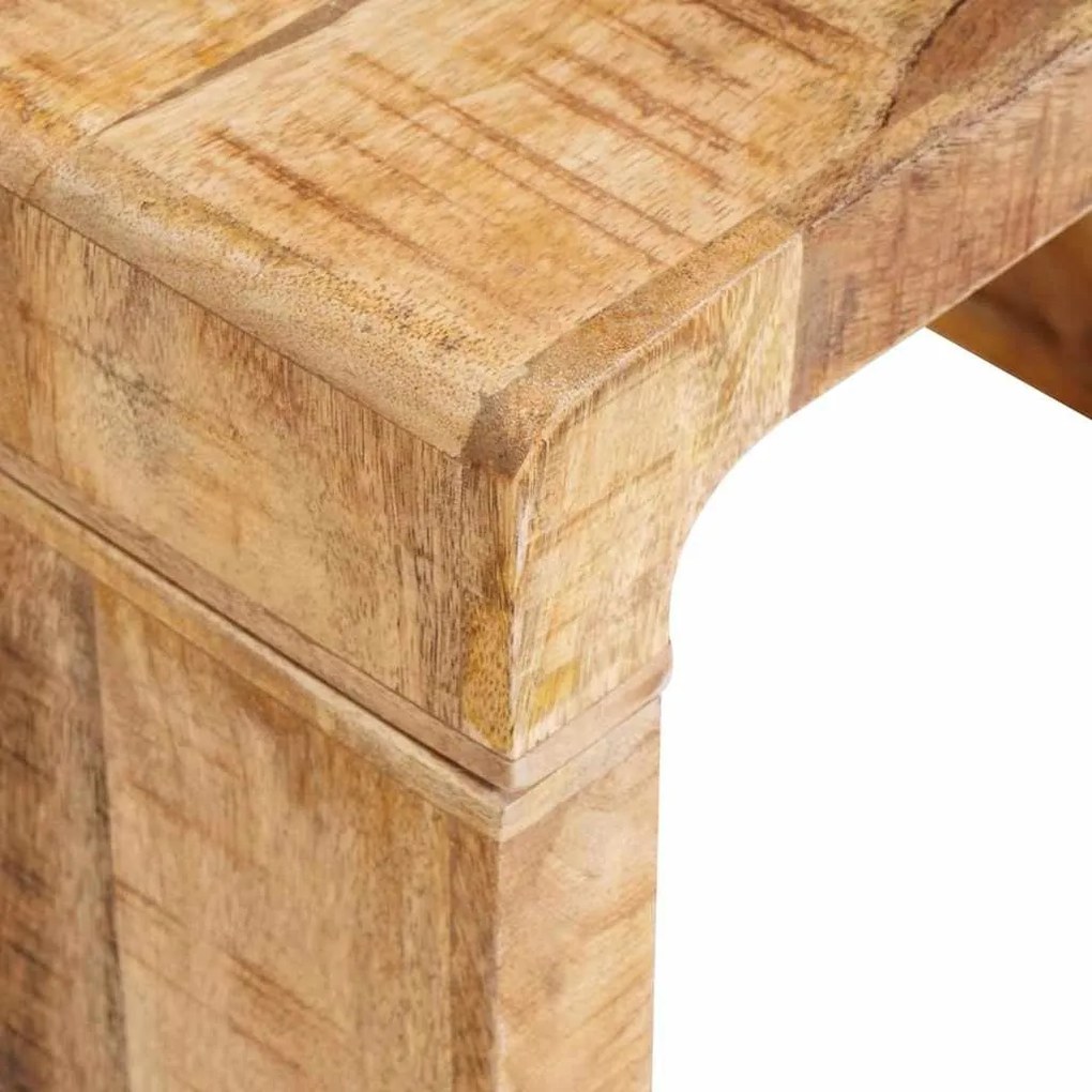 Végasztal Barna 60 x 35 x 45 cm tömör mangófa