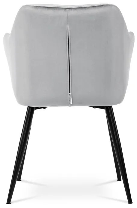 Szürke Bársony Étkezőszék. PIKA SIL4