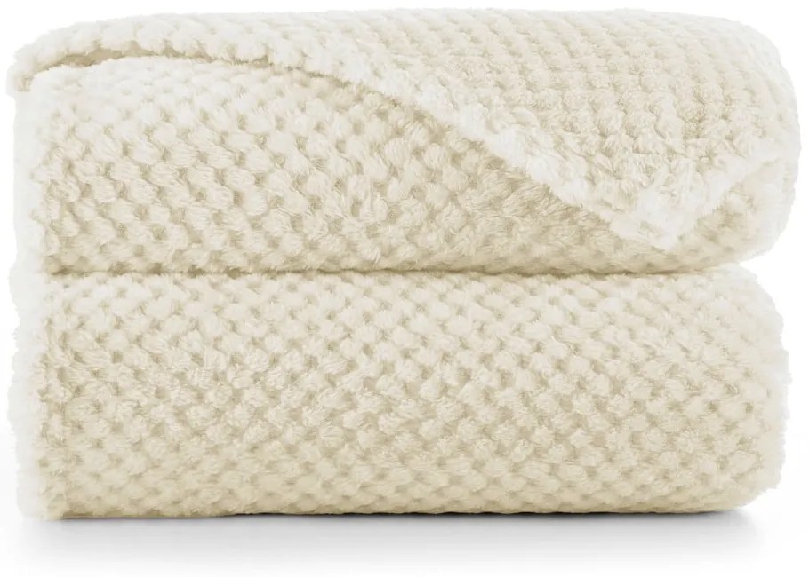 Henry bézs mikroszálas takaró, 170 x 210 cm - DecoKing