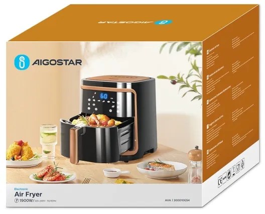 Aigostar - Forró levegős sütő 7l 1900W/230V