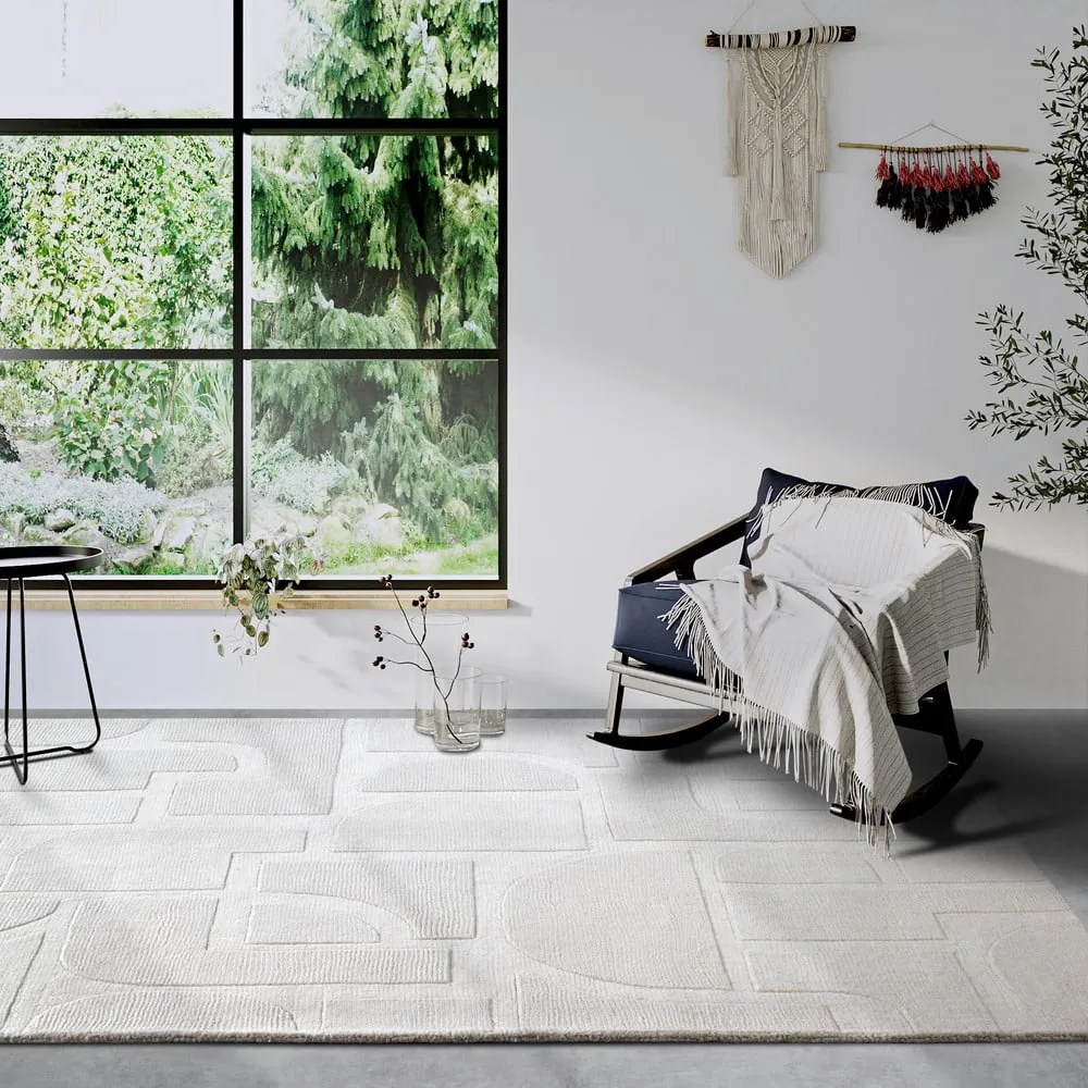 Krémszínű kézi szövésű gyapjú szőnyeg 160x230 cm Alexis – Villeroy&Boch