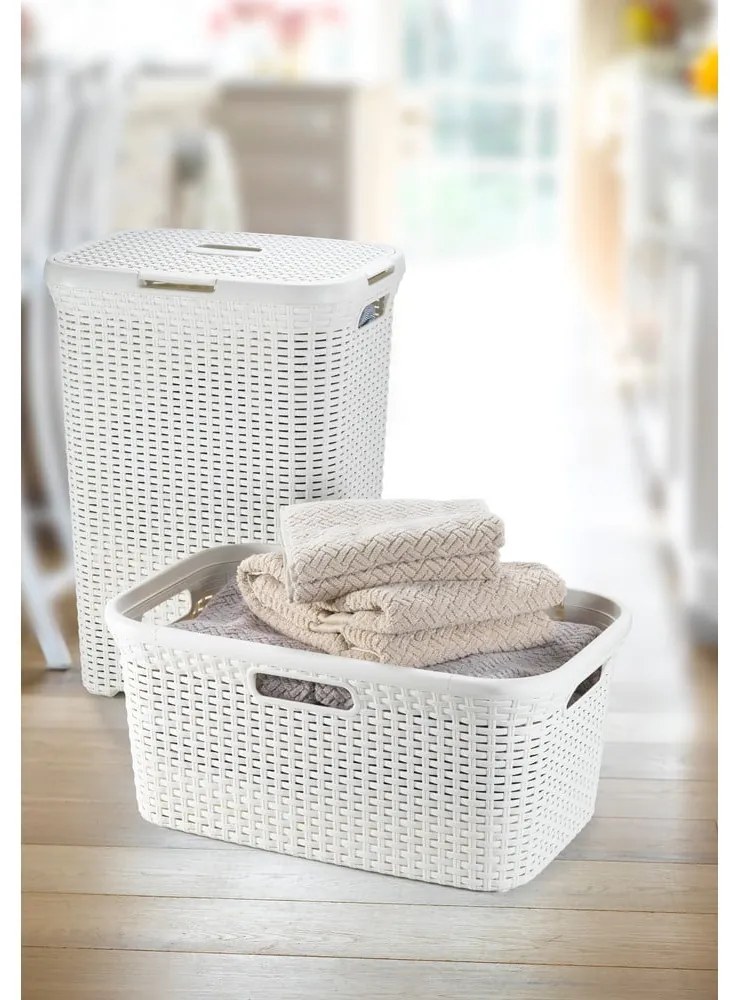 Style Basket fehér ruhakosár, 45 l - Curver