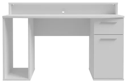 IVAR íróasztal háttérvilágítással, fehér