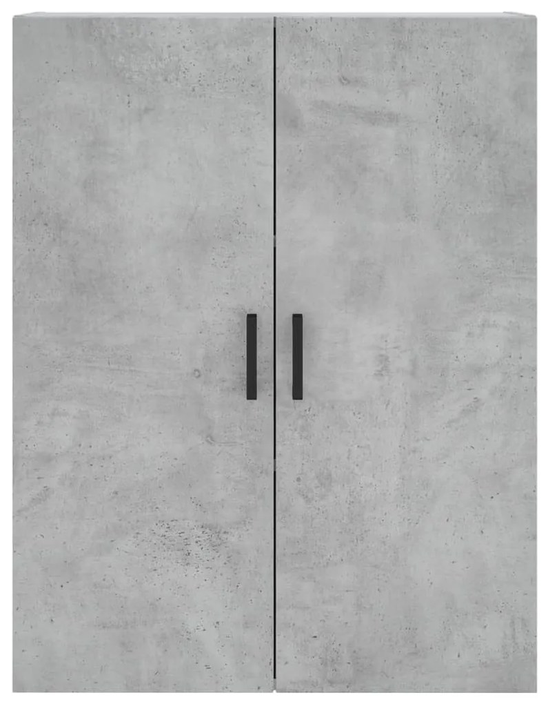2 db betonszürke faliszekrény 69, x 34 x 90 cm