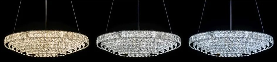 MORETTI MO6394 OVAL Kristály Függesztett Lámpa LED IP20