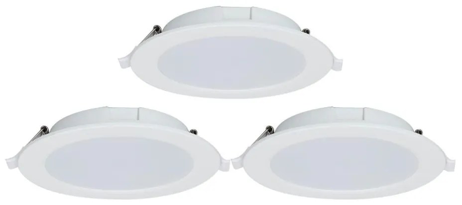 Aigostar-KÉSZLET 3x LED Dimmelhető beépíthető lámpa MESH 15W/230V 2700K-6500K átm. 17cm