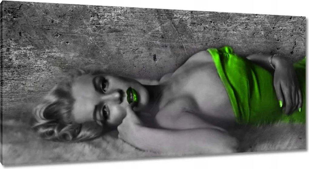 Vászonkép 115x55 Lime Marilyn Monroe