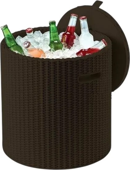 Keter Cool Stool tárolóasztal 39 l, barna