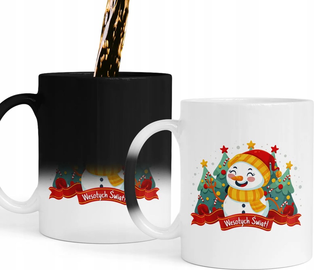 Bögre Mágikus Logó Karácsonyi Ajándék Boldog Karácsonyt Ajándék Szöveg