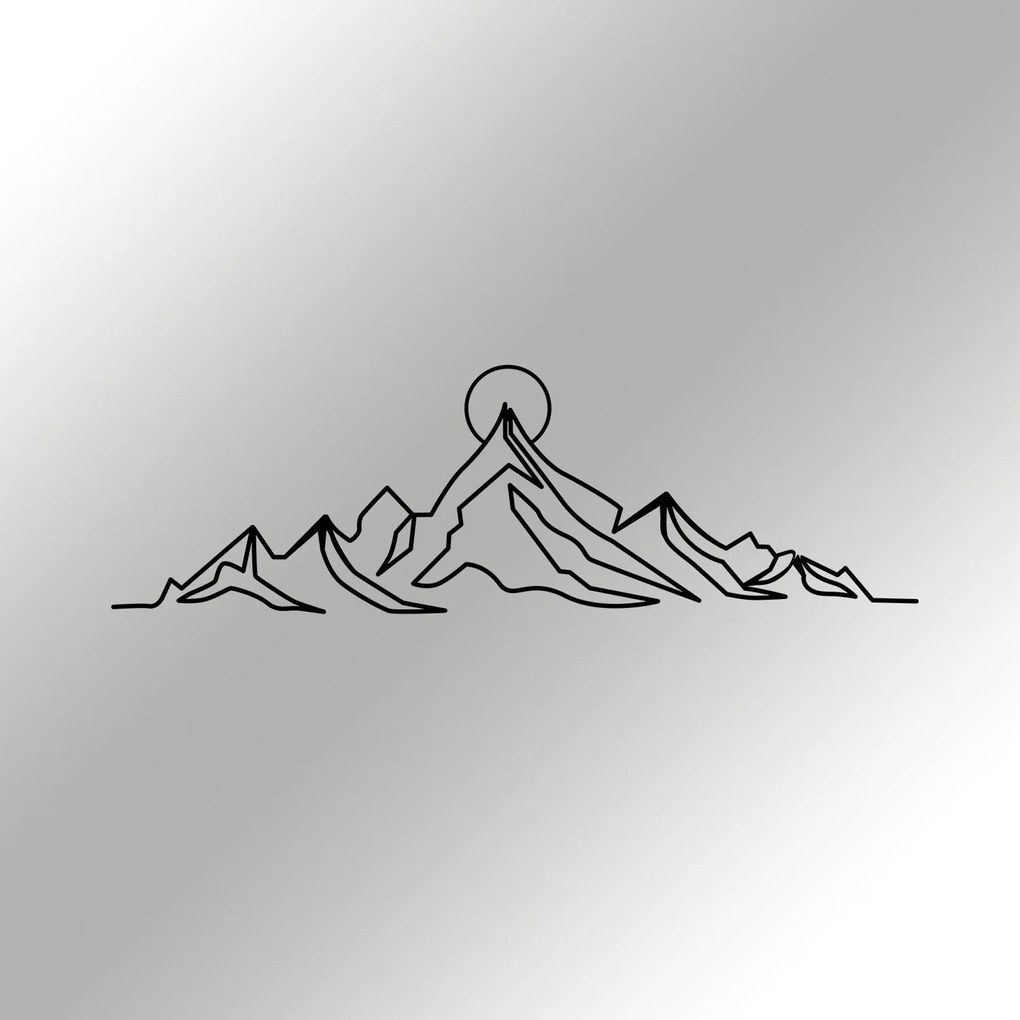 Fém fali dekoráció, Everest