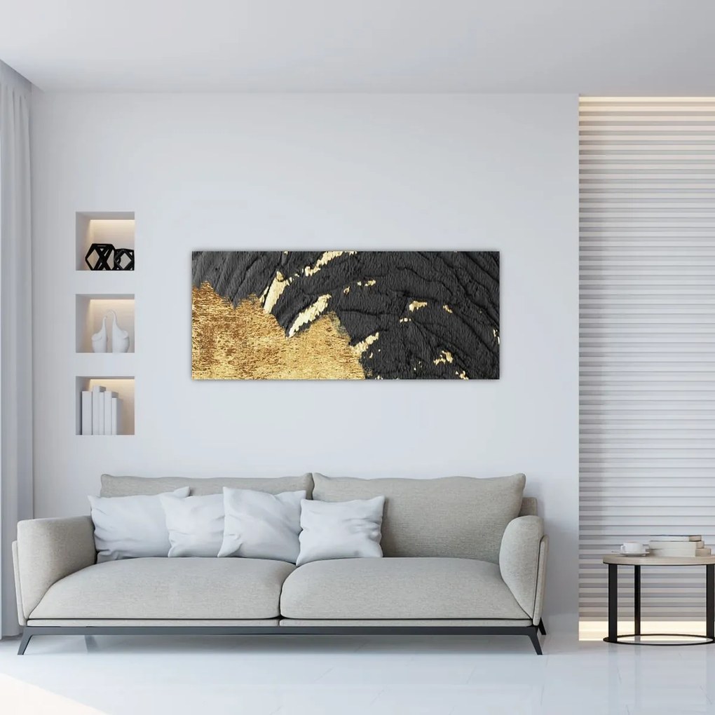 Kép - Arany szerkezet N⁰1 (120x50 cm)