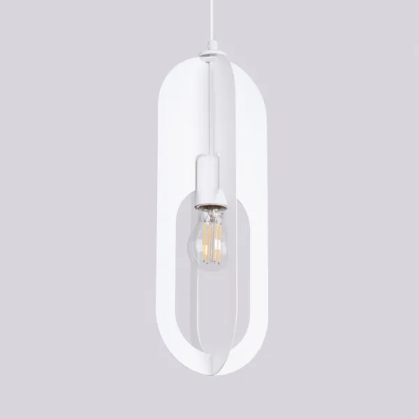 Sollux SL.1360 - Csillár zsinóron NICUS 1xE27/15W/230V fehér