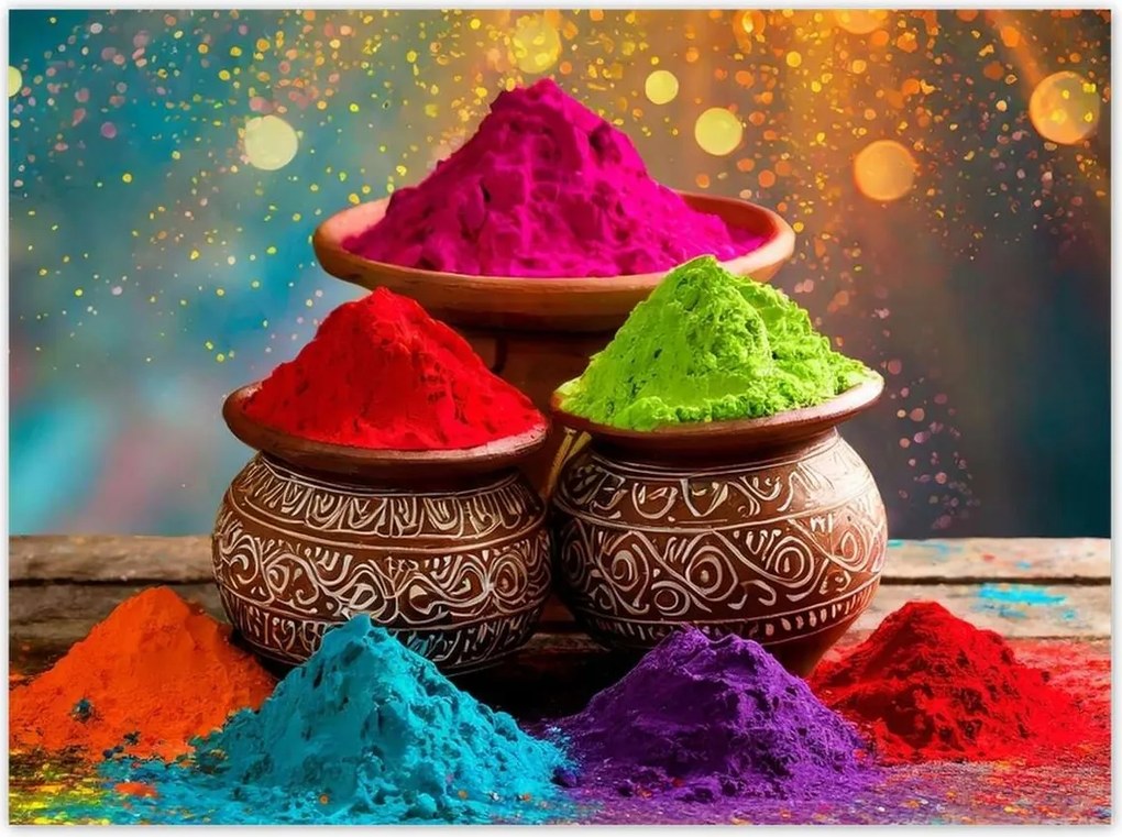 Poszterek 135x100 Színfesztivál Színes porok