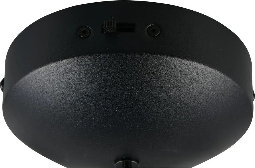 Matt fekete LED dimmelhető függőlámpa Melita – Trio