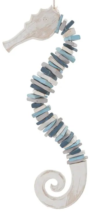 Fa fali dekoráció 22x55 cm Sea Horse – Mauro Ferretti