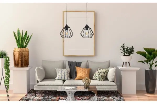 Csillár zsinóron CEED 2xE27/60W/230V