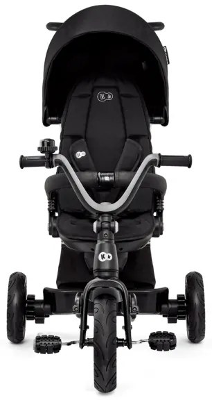 KINDERKRAFT SELECT - Gyermek tricikli 5in1 EASYTWIST Premium fekete