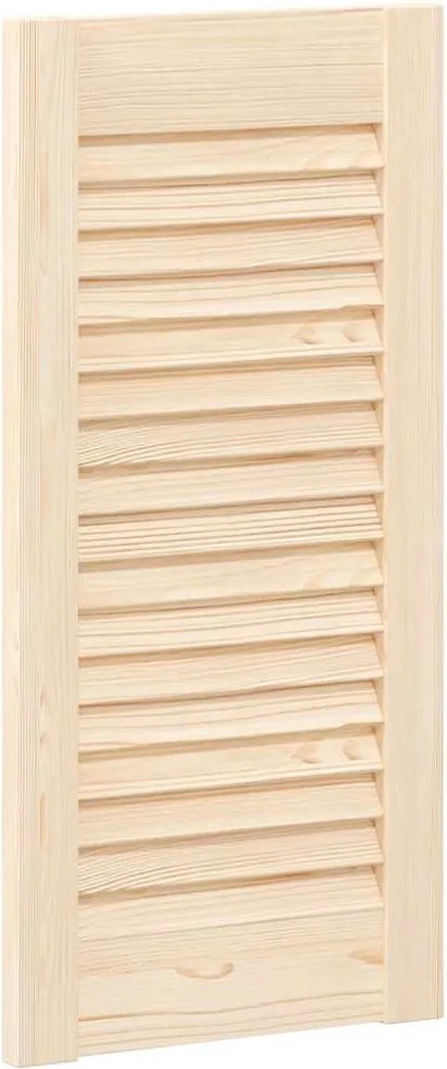 vidaXL tömör fenyőfa lamellás szekrényajtó 61,5x29,5 cm