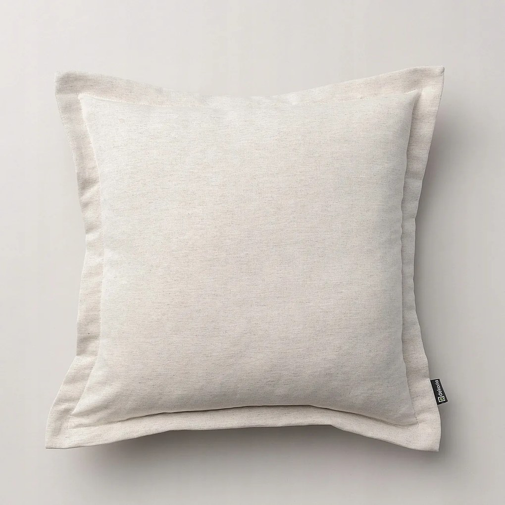 Párnahuzat 45x45 natúr, vászon szövésű