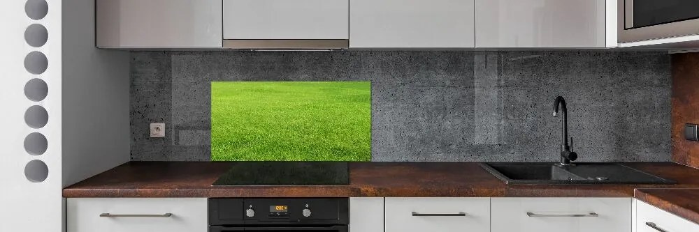 Konyhai dekorpanel Zöld fű pksh-141153462