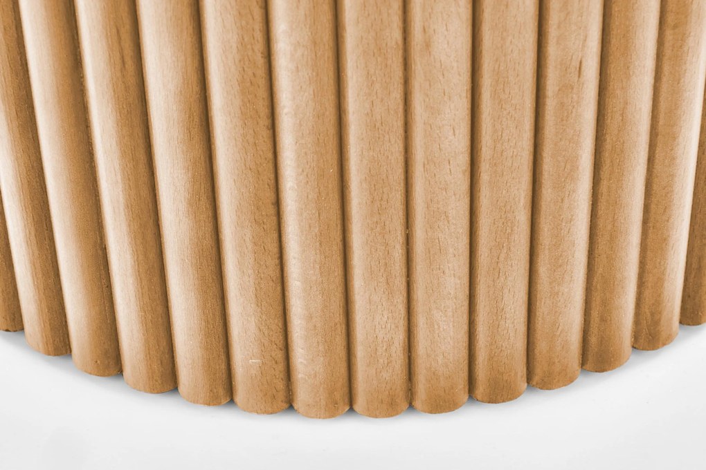 Tamis kerek dohányzóasztal 40 cm - natúr