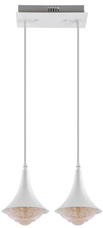 LED Csillár zsinóron 2xLED/9W/230V fehér